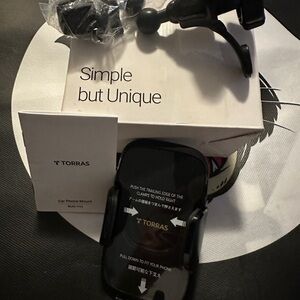 Black Car Phone Mount